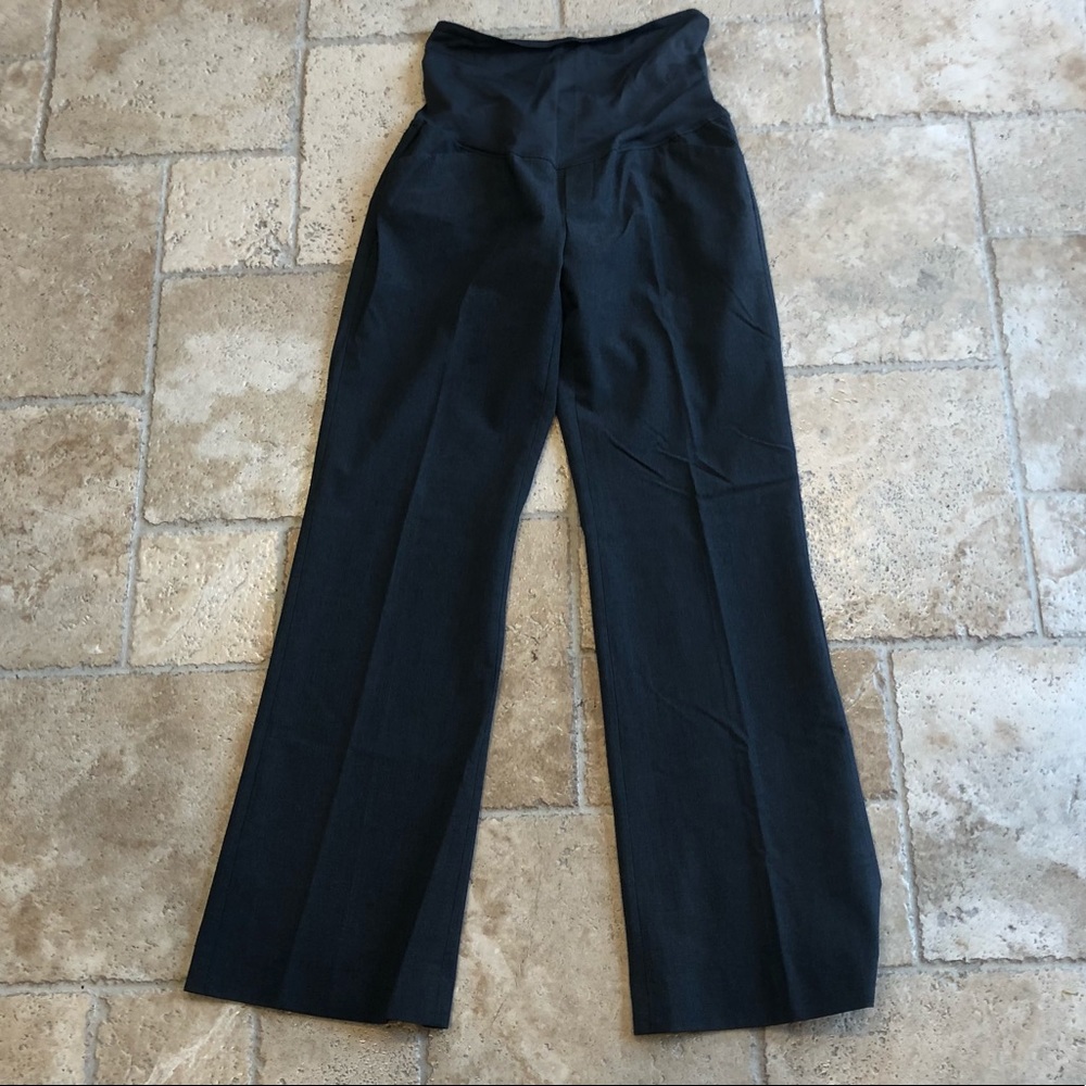 Maternity Dress Pants with Over Belly Panel